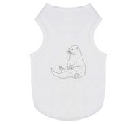 Azeeda 'Chubby Otter' Pet Dog/Cat T-Shirt, M (PT00144322)