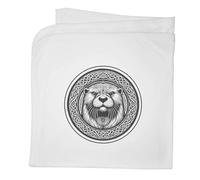 Azeeda 'Circular Otter Portrait' Cotton Baby Blanket/Shawl (BY00050465)