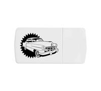 Azeeda 'Classic Car' Pill Box with Tablet Splitter (PI00043523)