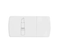 Azeeda 'Classic Lipstick' Pill Box with Tablet Splitter (PI00035676)