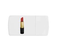 Azeeda 'Classic Red Lipstick' Pill Box with Tablet Splitter (PI00035677)