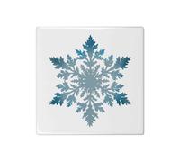 Azeeda 'Classic Snowflake' Ceramic Tile - 108mm Square (TD00038322)