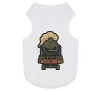 Azeeda 'Classic Steam Train' Pet Dog/Cat T-Shirt, L (PT00163963)