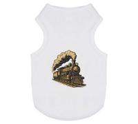 Azeeda 'Classic Steam Train' Pet Dog/Cat T-Shirt, L (PT00164235)