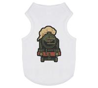 Azeeda 'Classic Steam Train' Pet Dog/Cat T-Shirt, M (PT00163962)