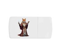 Azeeda 'Cleric Fox' Pill Box with Splitter (PI00045177)