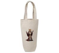 Azeeda 'Cleric Fox' Wine Bottle Bag - Natural (BL00051737)