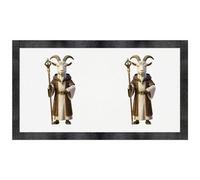 Azeeda 'Cleric Goat' Pet Feeding Mat (PM00040062)