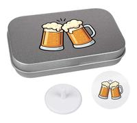 Azeeda 'Clinking Beer Tankards' Golf Markers Gift Set (GO00084161)