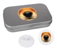 Azeeda 'Close-Up Of A Dog's Nose And Muzzle' Golf Markers Gift Set (GO00084871)