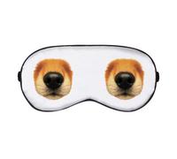 Azeeda 'Close-Up of A Dog's Nose and Muzzle' Sleep/Travel Eye Mask (EY00032622)