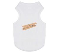 Azeeda 'Clothes Peg' Pet Dog/Cat T-Shirt, S (PT00157049)