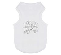 Azeeda 'Cloud of bats' Pet Dog/Cat T-Shirt, M (PT00188426)