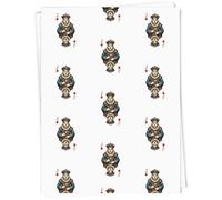 Azeeda 'Clown Jack Of Diamonds' Gift Wrap Paper (GI00145205)
