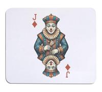Azeeda 'Clown Jack Of Diamonds' Mouse Mat/Desk Pad (MO00049359)