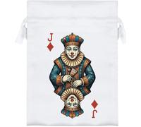 Azeeda 'Clown Jack Of Diamonds' Satin Gift Bag - 18cm (SB00164465)