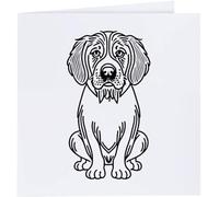 Azeeda 'Clumber Spaniel Dog' Blank Greeting Card (GC00059089)