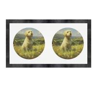 Azeeda 'Cockapoo in Wildflower Meadow' Pet Feeding Mat (PM00038109)