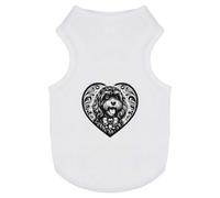 Azeeda 'Cockapoo Love Heart' Pet Dog/Cat T-Shirt, L (PT00158495)