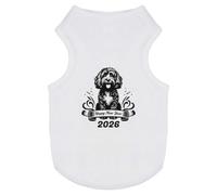 Azeeda 'Cockapoo New Year 2026' Pet Dog/Cat T-Shirt, M (PT00175506)