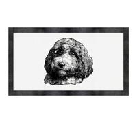 Azeeda 'Cockapoo Portrait' Pet Feeding Mat (PM00034892)