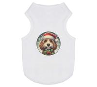Azeeda 'Cockapoo Wearing a Santa Hat' Pet Dog/Cat T-Shirt, XS (PT00169280)