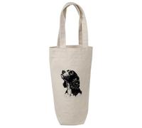 Azeeda 'Cocker Spaniel Dog Portrait' Cotton Wine Bottle Gift/Travel Bag (BL00045081)