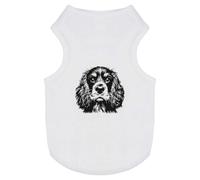 Azeeda 'Cocker Spaniel Portrait' Pet Dog/Cat T-Shirt, S (PT00153317)