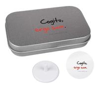 Azeeda 'Cogito, ergo sum. I think, therefore I am.' Golf Markers Gift Set (GO00075812)