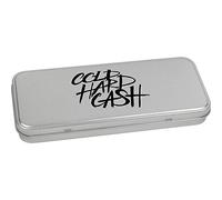 Azeeda 'Cold Hard Cash' Metal Hinged Stationery Tin/Storage Box (TT00073086)