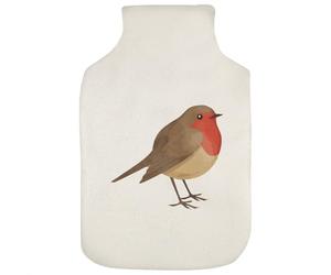 Azeeda 'Colorful Robin Bird' Hot Water Bottle Cover (HW00046465)
