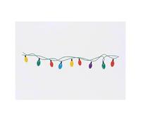 Azeeda 'Colorful String Lights' Temporary Tattoo - Water Resistant, Skin-Safe, Non-Toxic Transfer (TO00095131)