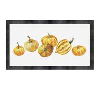 Azeeda 'Colorful Watercolor Pumpkins Illustration' Pet Feeding Mat (PM00033366)