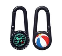 Azeeda 'Colourful Beach Ball' Compass Keyring (KC00043367)