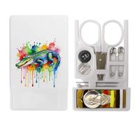 Azeeda 'Colourful Crocodile' Mini Travel Sewing Kit (SE00047901)