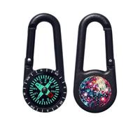 Azeeda 'Colourful Disco Ball' Compass Keyring (KC00043286)
