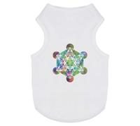 Azeeda 'Colourful Geometry' Pet T-Shirt - White, S (PT00189505)