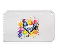 Azeeda 'Colourful Rooster' Plastic Ice Scraper (IC00052113)