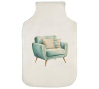 Azeeda 'Comfy Chair with Cushions' Hot Water Bottle Cover (HW00051085)