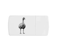 Azeeda 'Common Emu' Pill Box with Tablet Splitter (PI00040515)