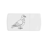 Azeeda 'Common Pigeon' Pill Box with Tablet Splitter (PI00036787)