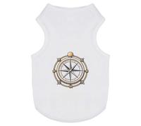 Azeeda 'Compass Surrounded by Rope Knots' Pet Dog/Cat T-Shirt, L (PT00180271)