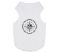 Azeeda 'Compass Surrounded by Rope' Pet Dog/Cat T-Shirt, XS (PT00180232)