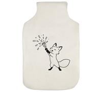 Azeeda 'Confetti Fox' Hot Water Bottle Cover (HW00048751)