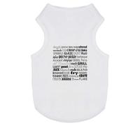 Azeeda 'Cooking Terminology' Pet Dog/Cat T-Shirt, M (PT00184866)