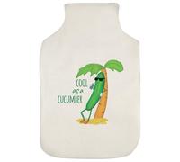 Azeeda 'Cool As A Cucumber' Hot Water Bottle Cover (HW00050888)