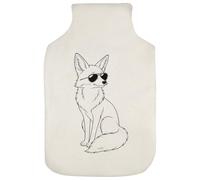 Azeeda 'Cool Fox' Hot Water Bottle Cover (HW00052326)