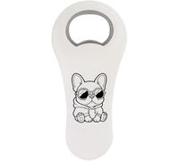 Azeeda 'Cool French Bulldog' Bottle Opener Fridge Magnet (BO00107922)