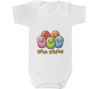 Azeeda 'Cool Jelly Beans' Baby Grow - White, 0-3m (GR00166172)