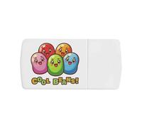 Azeeda 'Cool Jelly Beans' Pill Box with Tablet Splitter (PI00035837)
